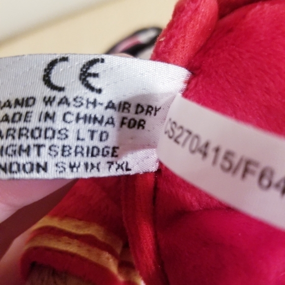 Harrods vintage mini fancy bear plush - Picture 4 of 5